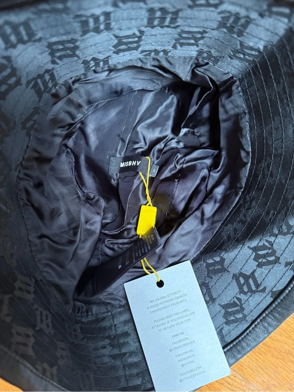 Black Monogram Jacquard Bucket Hat - Women Accessories